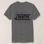 Wiskunde Whisperer T-shirt (Design voorkant)