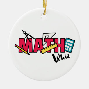 Wiskunde Whiz Keramisch Ornament