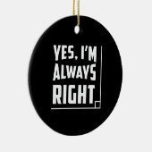 Wiskunde wiskunde Funny Gift Keramisch Ornament (Rechts)