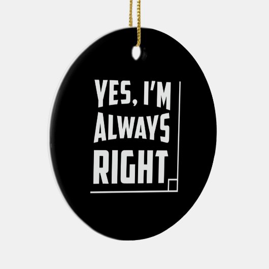 Wiskunde wiskunde Funny Gift Keramisch Ornament (Rechts)