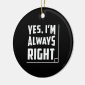 Wiskunde wiskunde Funny Gift Keramisch Ornament (Links)