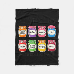 Wiskunde Wiskunde Is Mijn Jam, Algebraïsch Denken, Fleece Deken
