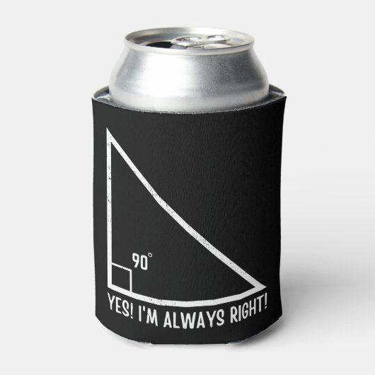 Wiskunde/wiskunde leraar grappigheid blikjeskoeler (Blikje Voorkant)