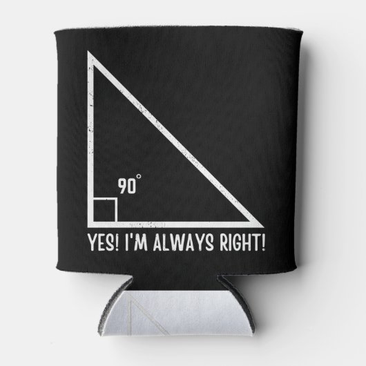 Wiskunde/wiskunde leraar grappigheid blikjeskoeler (Voorkant)