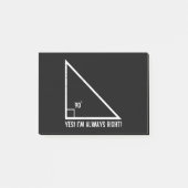 Wiskunde/wiskunde leraar grappigheid post-it® notes (Voorkant)