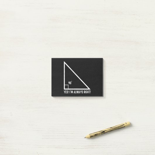 Wiskunde/wiskunde leraar grappigheid post-it® notes (Op bureau)