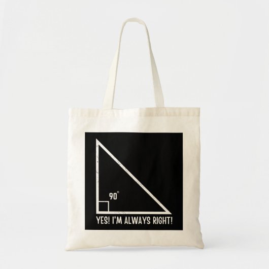 Wiskunde/wiskunde leraar grappigheid tote bag (Voorkant)