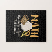 Wiskunde Wiskunde leraar Legpuzzel (Horizontaal)