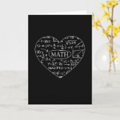 Wiskunde Wiskunde Love Mathematici Kaart (Gele Bloem)
