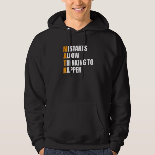 Wiskunde Wiskunde Nerd Fun 2 Hoodie (Voorkant)