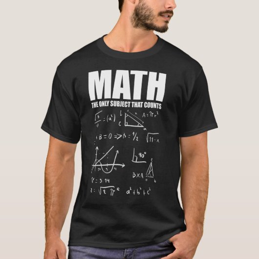 Wiskunde Wiskunde Nerd Fun 2 T-shirt (Voorkant)