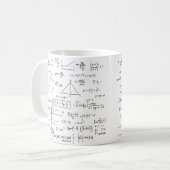 Wiskunde Wiskunde Problemen Geeky Koffiemok (Voorkant links)