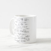 Wiskunde Wiskunde Problemen Geeky Koffiemok (Voorkant links)