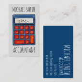 Wiskunde wiskunde rekenmachine leraar rekenkundige visitekaartje (Voorkant / Achterkant)