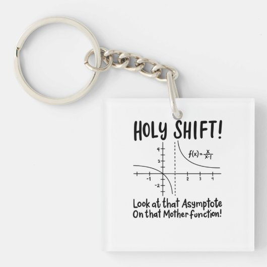 Wiskunde wiskunde sleutelhanger (voorkant)