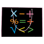 Wiskunde Wiskunde Symbool Wiskunde Groot Cadeauzakje (Achterkant)