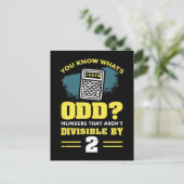 Wiskunde Wiskunde Teacher Pun Gift Briefkaart (Staand voorkant)