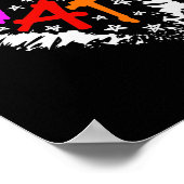 Wiskunde Wiskunde van het hart Leererhart Poster (Hoek)