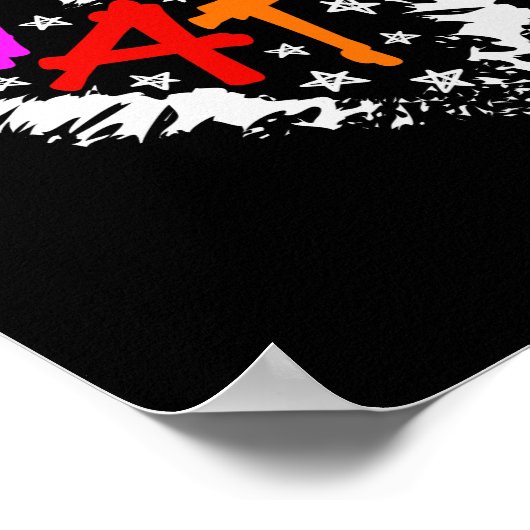 Wiskunde Wiskunde van het hart Leererhart Poster (Hoek)