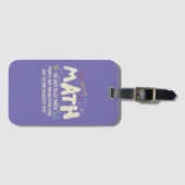 Wiskunde wiskunde Wiskunde leraar cadeau Bagagelabel (Voorkant (horizontaal))