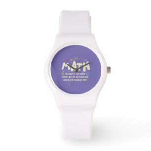 Wiskunde wiskunde Wiskunde leraar cadeau Horloge