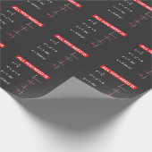 Wiskunde wiskunde wiskunde leraar cadeauidee cadeaupapier (Hoek)