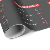 Wiskunde wiskunde wiskunde leraar cadeauidee cadeaupapier (Rol Hoek)