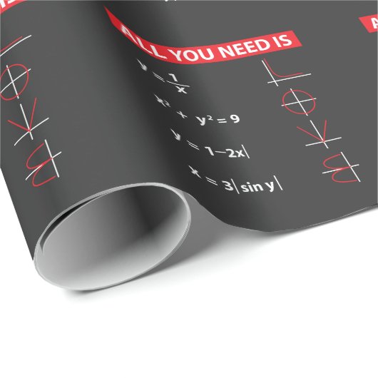 Wiskunde wiskunde wiskunde leraar cadeauidee cadeaupapier (Rol Hoek)