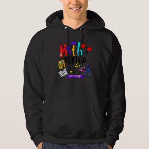 Wiskunde wiskundeonderwijs naar school hoodie