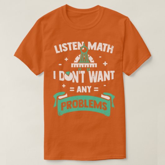 Wiskunde wiskundewiskunde t-shirt (Design voorkant)