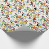 Wiskunde (wit) cadeaupapier (Hoek)