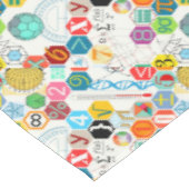 Wiskunde (wit) tafelkleed (Gekanteld)