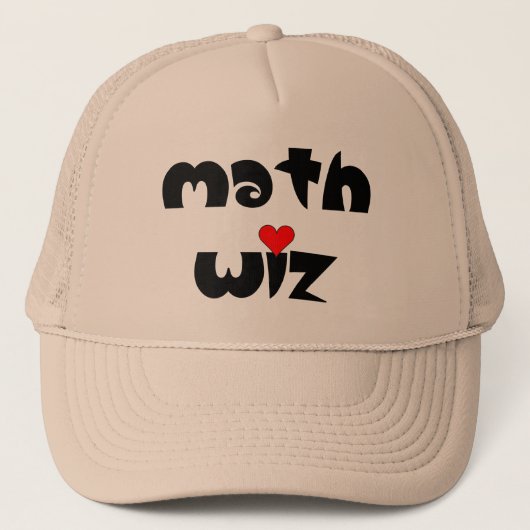 Wiskunde Wiz Trucker Pet (Voorkant)