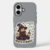 Wiskunde Wizard Sticker - "Wiskunde is magie" Tran