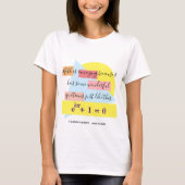 Wiskunde Wonderful Equation T-Shirt (Voorkant)