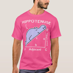 Wiskunde woordspeling. Hypotensie. Hippotenuse Jok T-shirt