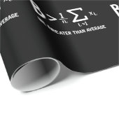 Wiskunde woordvoerder is groter dan gemiddeld cadeaupapier (Rol Hoek)