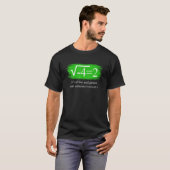 wiskunde zegt complexe getallen 1 t-shirt (Voorkant volledig)