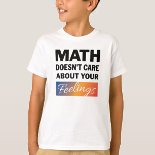 Wiskunde zorgt niet voor Shirt van jongens