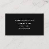 Wiskundedocent Tutor Equations Wiskunde Formula's Visitekaartje (Achterkant)