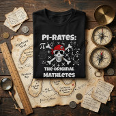 Wiskundegek - Grappige wiskunde piraat schedel ler T-shirt