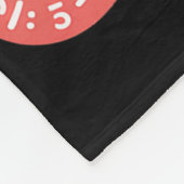 Wiskundekattenliefhebber Funny Math Leraar Ik hou  Fleece Deken (Hoek)