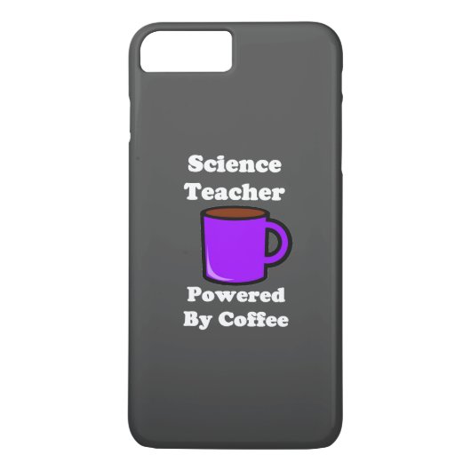 "Wiskundeleraar" Aangedreven door koffie Case-Mate iPhone Case (Achterkant)