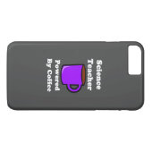 "Wiskundeleraar" Aangedreven door koffie Case-Mate iPhone Case (Achterkant (Horizontaal))