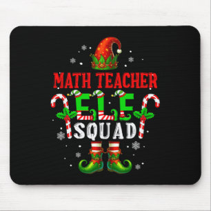 Wiskundeleraar Elf Squad Kerstman Elf Hoed Schoene Muismat