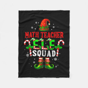Wiskundeleraar elfen squad kerst elfenhoed schoene fleece deken