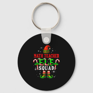 Wiskundeleraar elfen squad kerst elfenhoofd schoen sleutelhanger