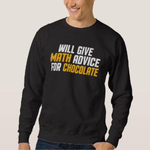 Wiskundeleraar geeft wiskundig advies voor chocola trui