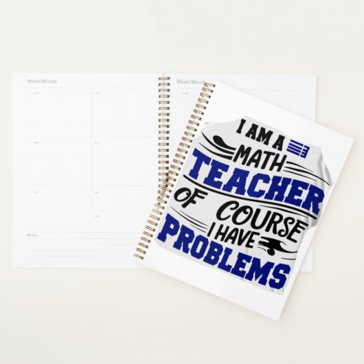 Wiskundeleraar grap  planner (Display)