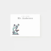Wiskundeleraar Microscoop Lab Post-it® Notes (Voorkant)